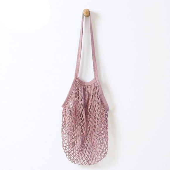 Handbags - French Market Open Net Tote Bag Lilac